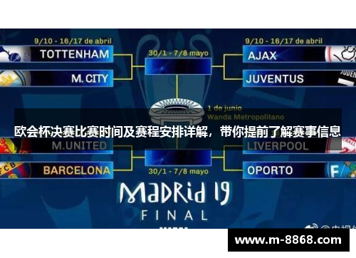 欧会杯决赛比赛时间及赛程安排详解，带你提前了解赛事信息